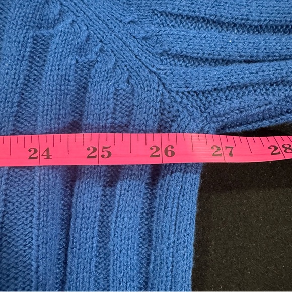 Essentials Royal Blue Ruffled Cardigan - Picture 6 of 6